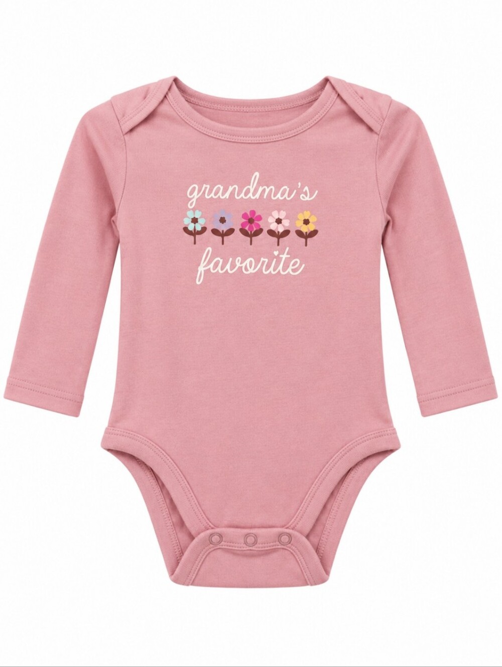 Jumping Beans 18m Onesie Pink Grandma's Favorite